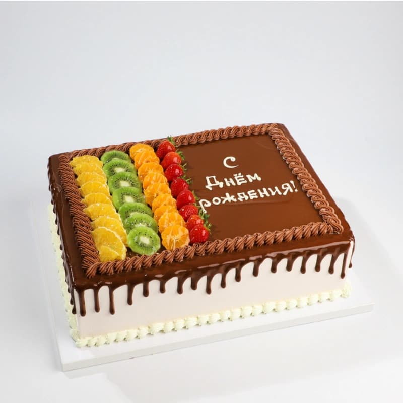Classic square cake