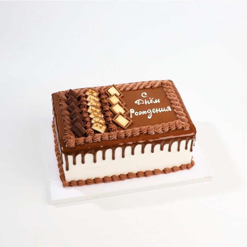 Classic square mini cake