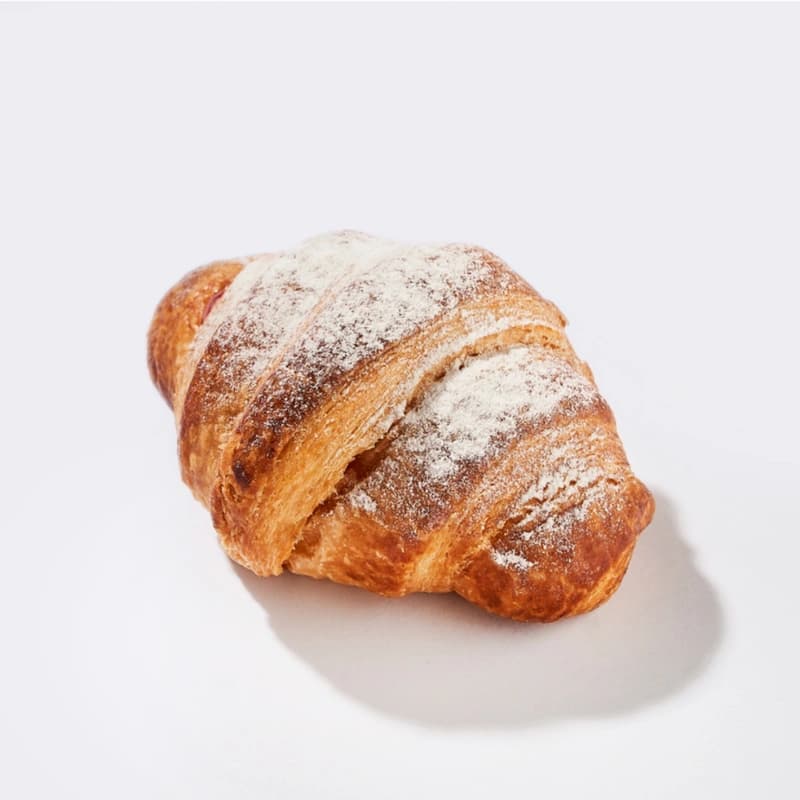 Croissant with jam