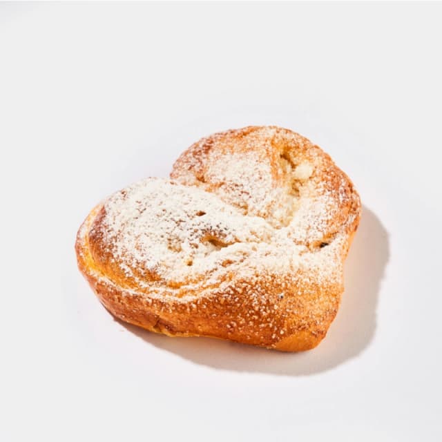 Heart-shaped bun