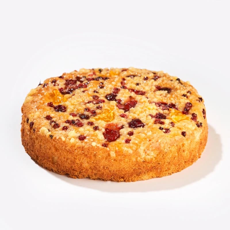 Cottage cheese and berry pie