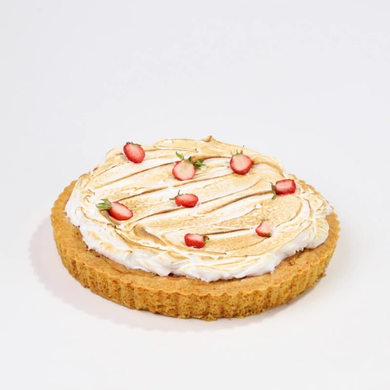 Berry pie with streusel