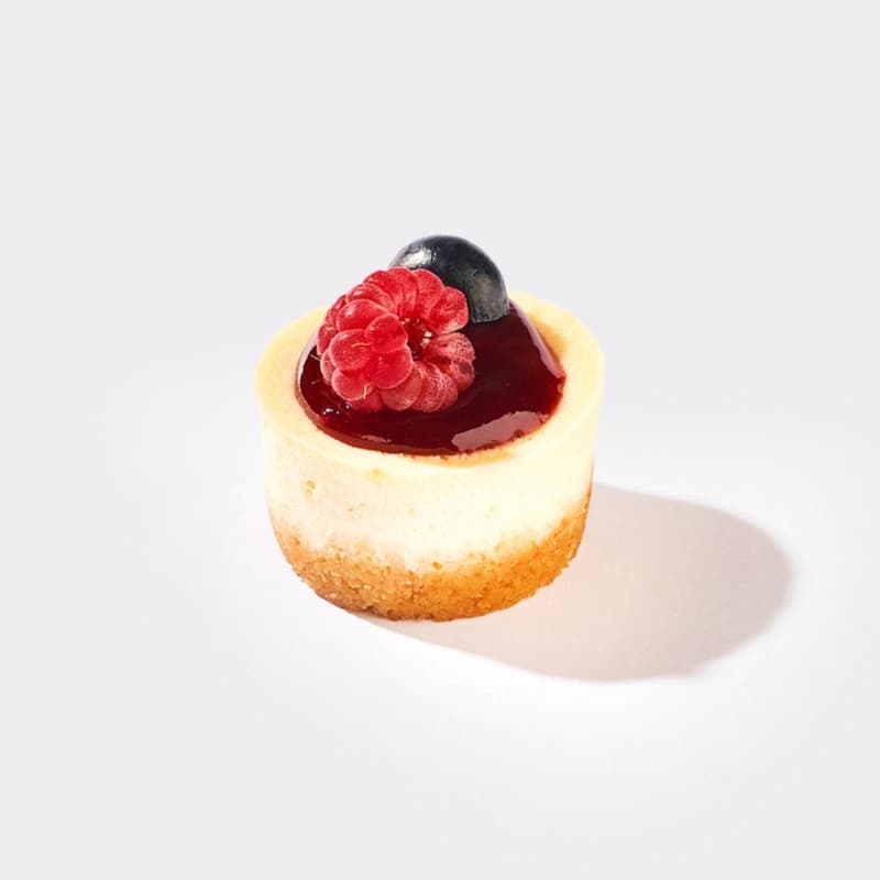 Mini cheesecake assortment